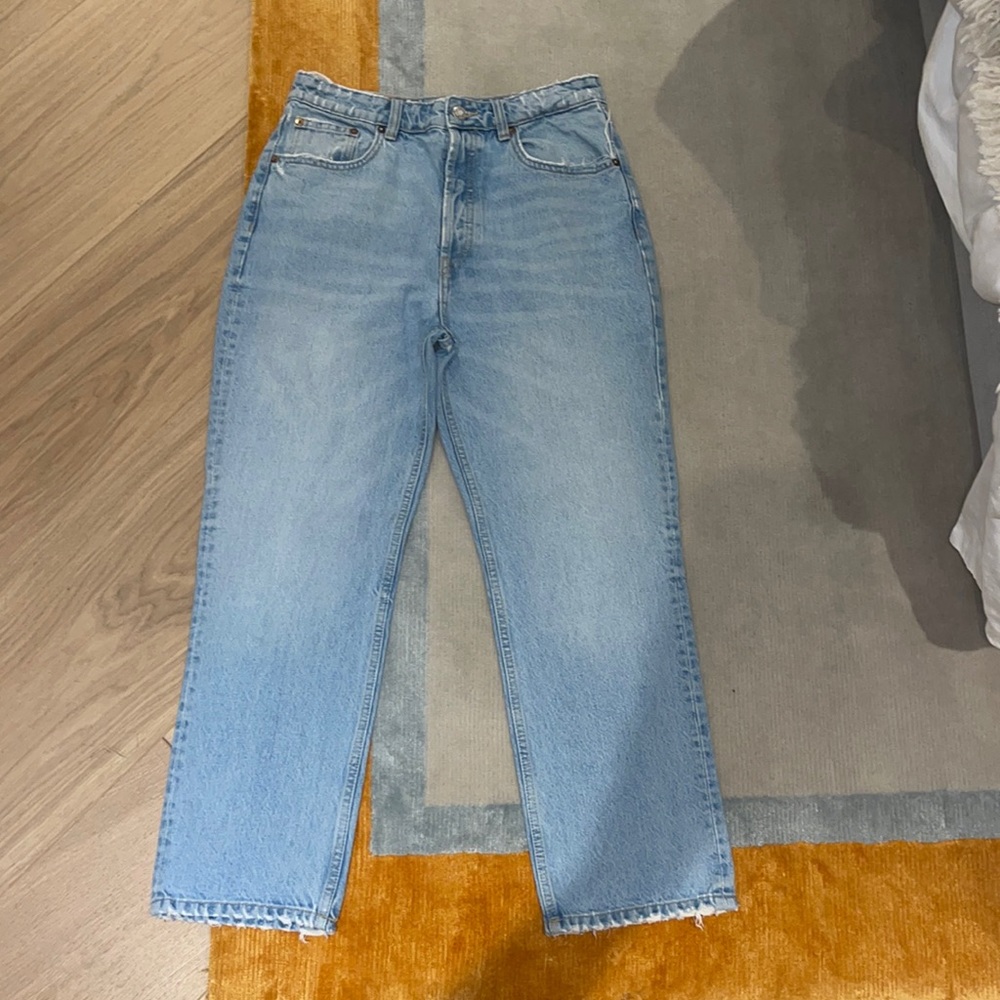 Light blue jeans from Zara